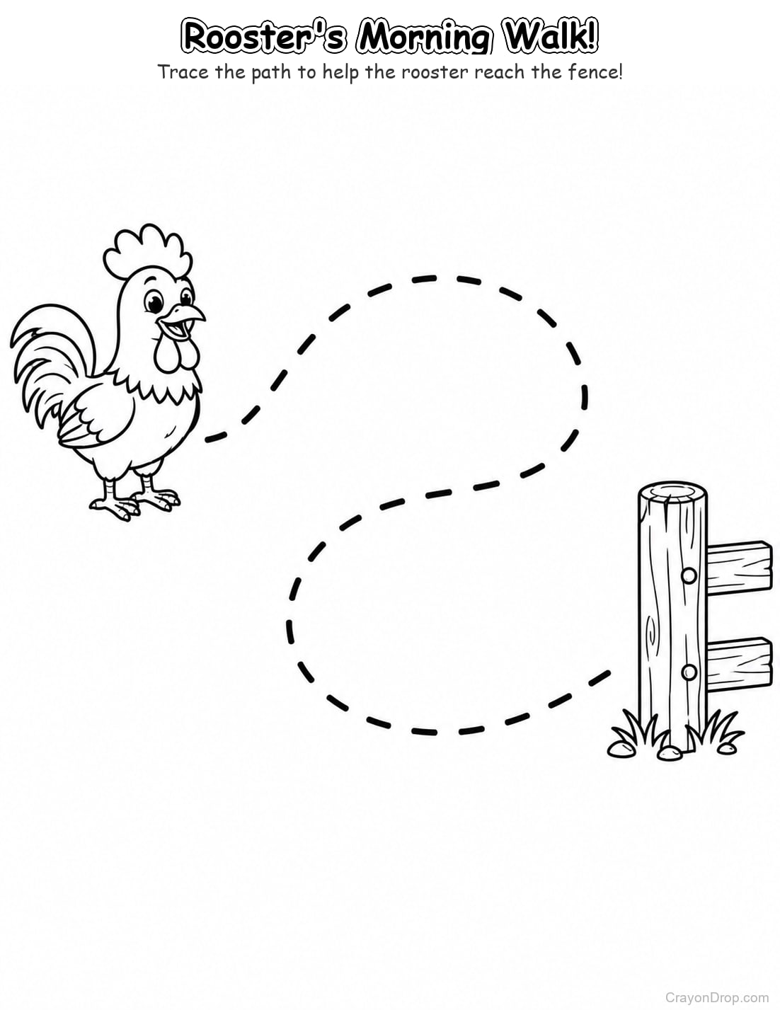 Ap Farm Trace Path coloring page