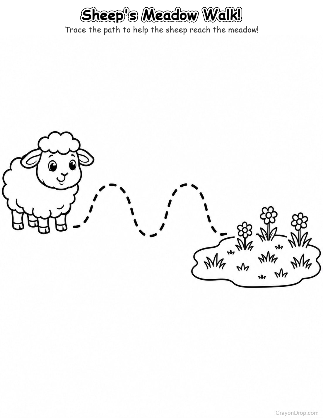 Ap Farm Trace Path coloring page