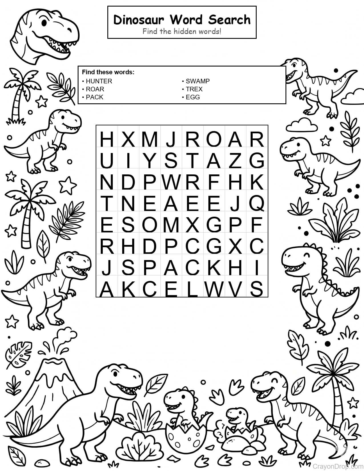 Ws Dino coloring page
