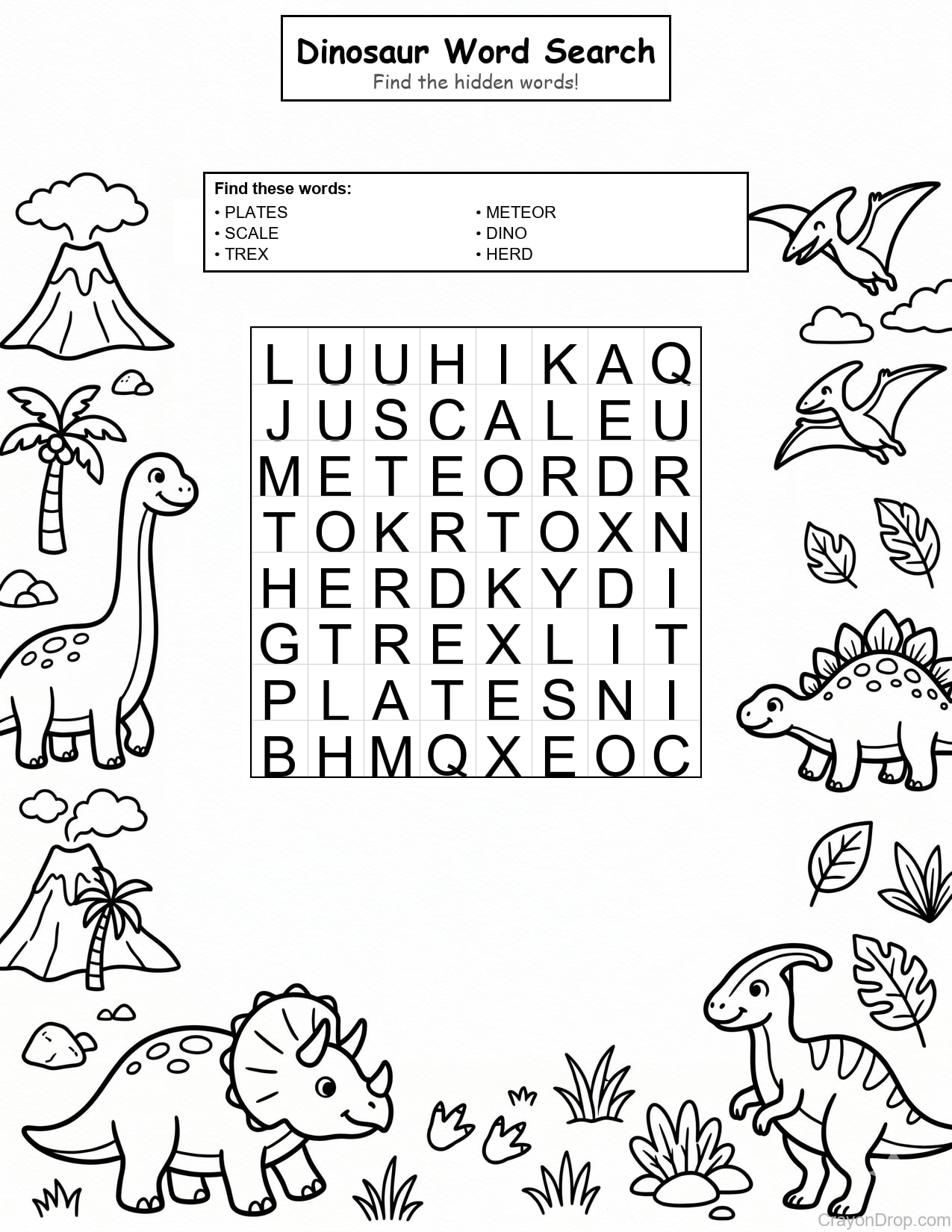 Ws Dino coloring page