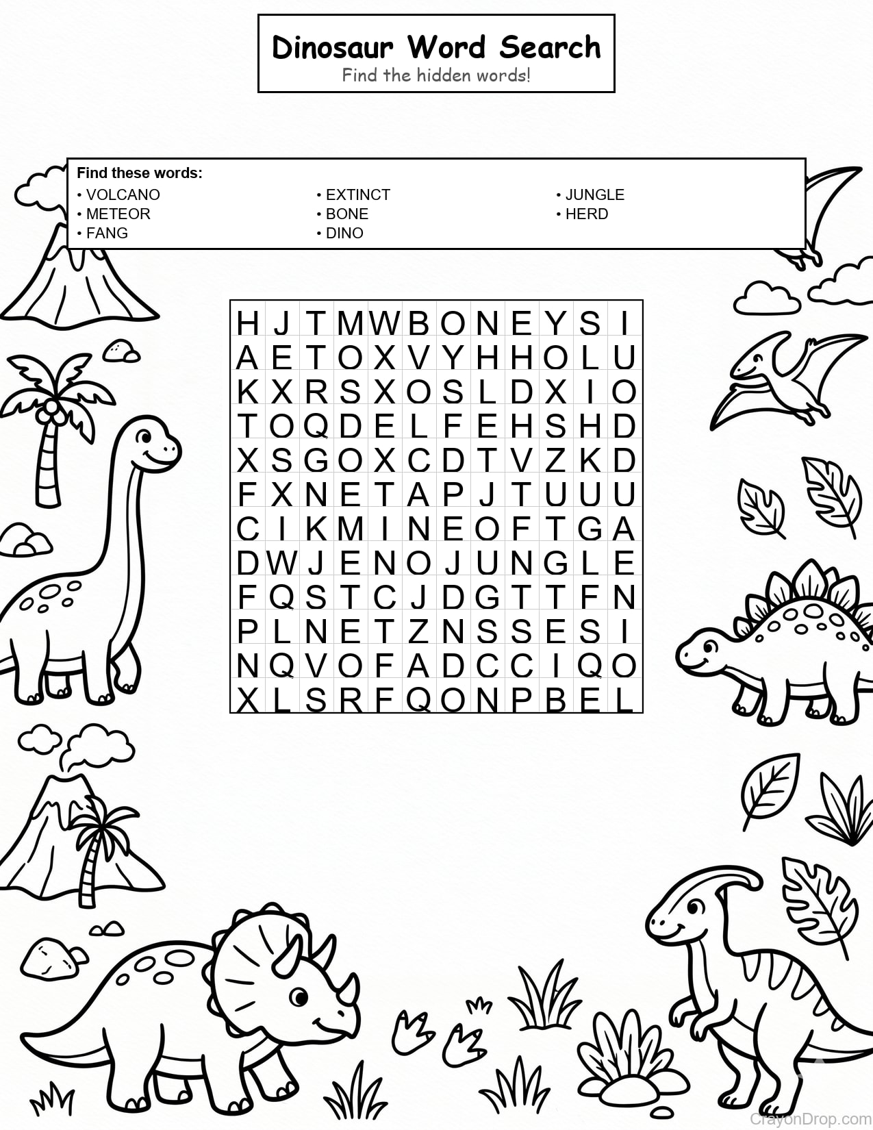 Ws Dino coloring page