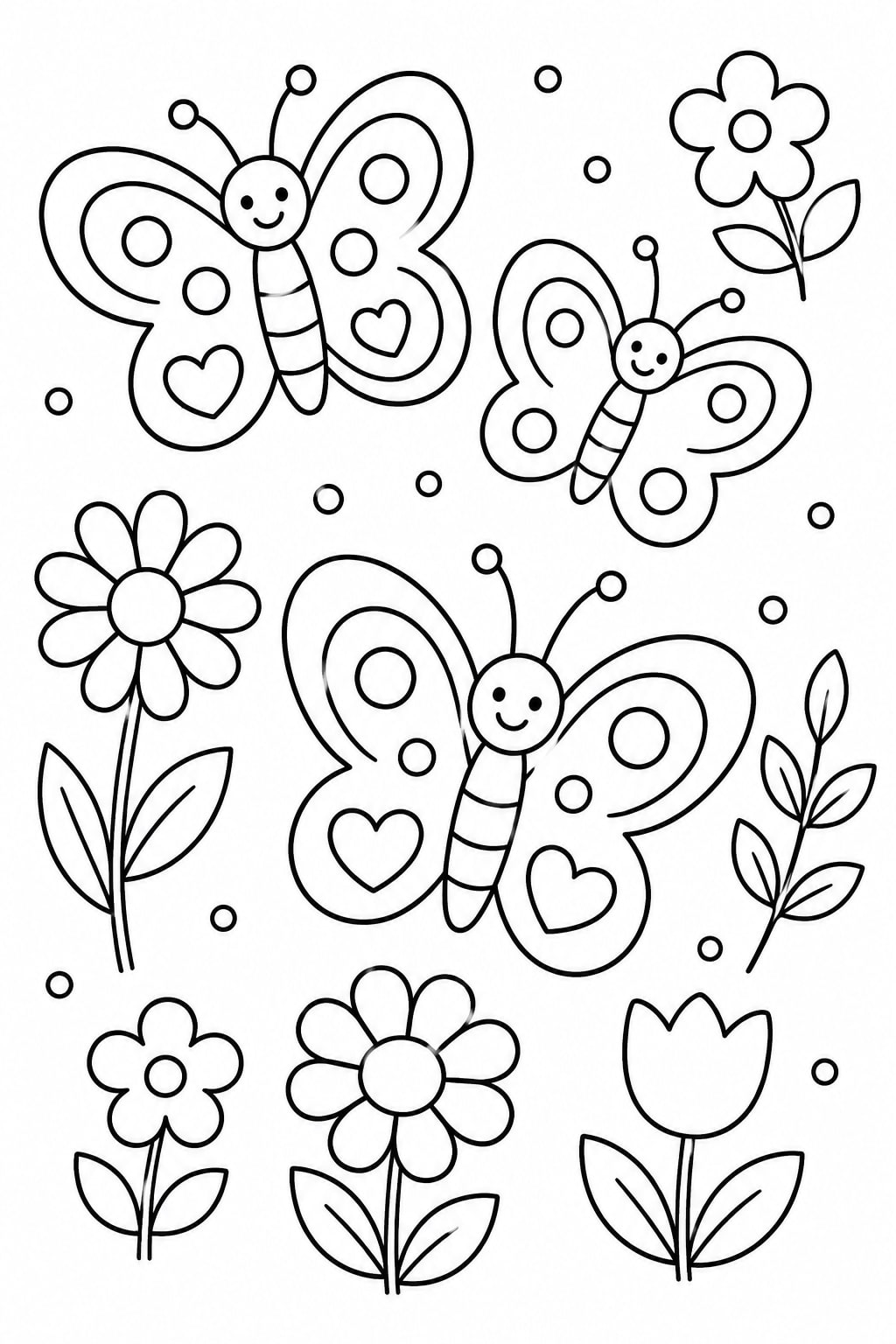 Mariposas En Jardin
