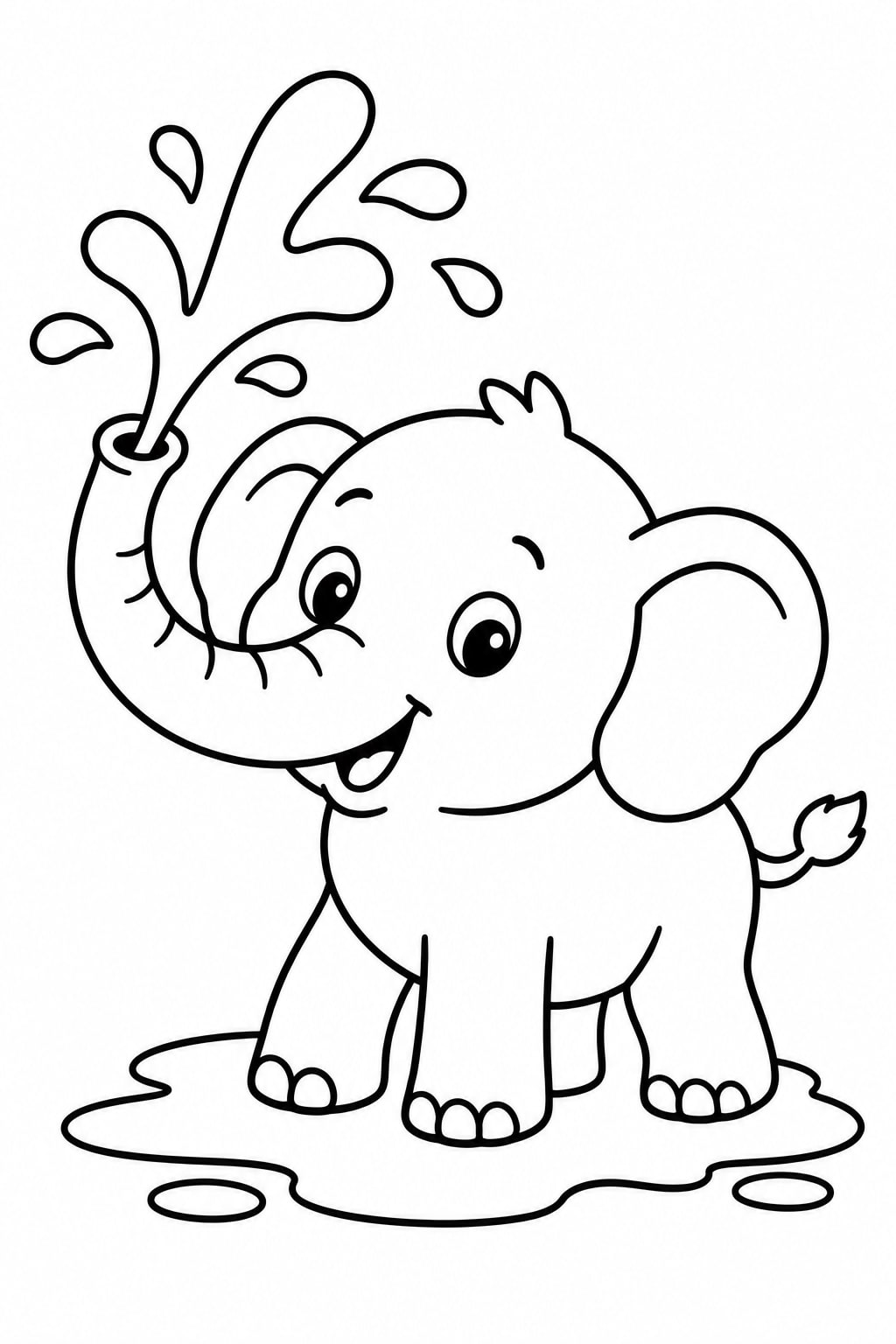 Elefante Banandose