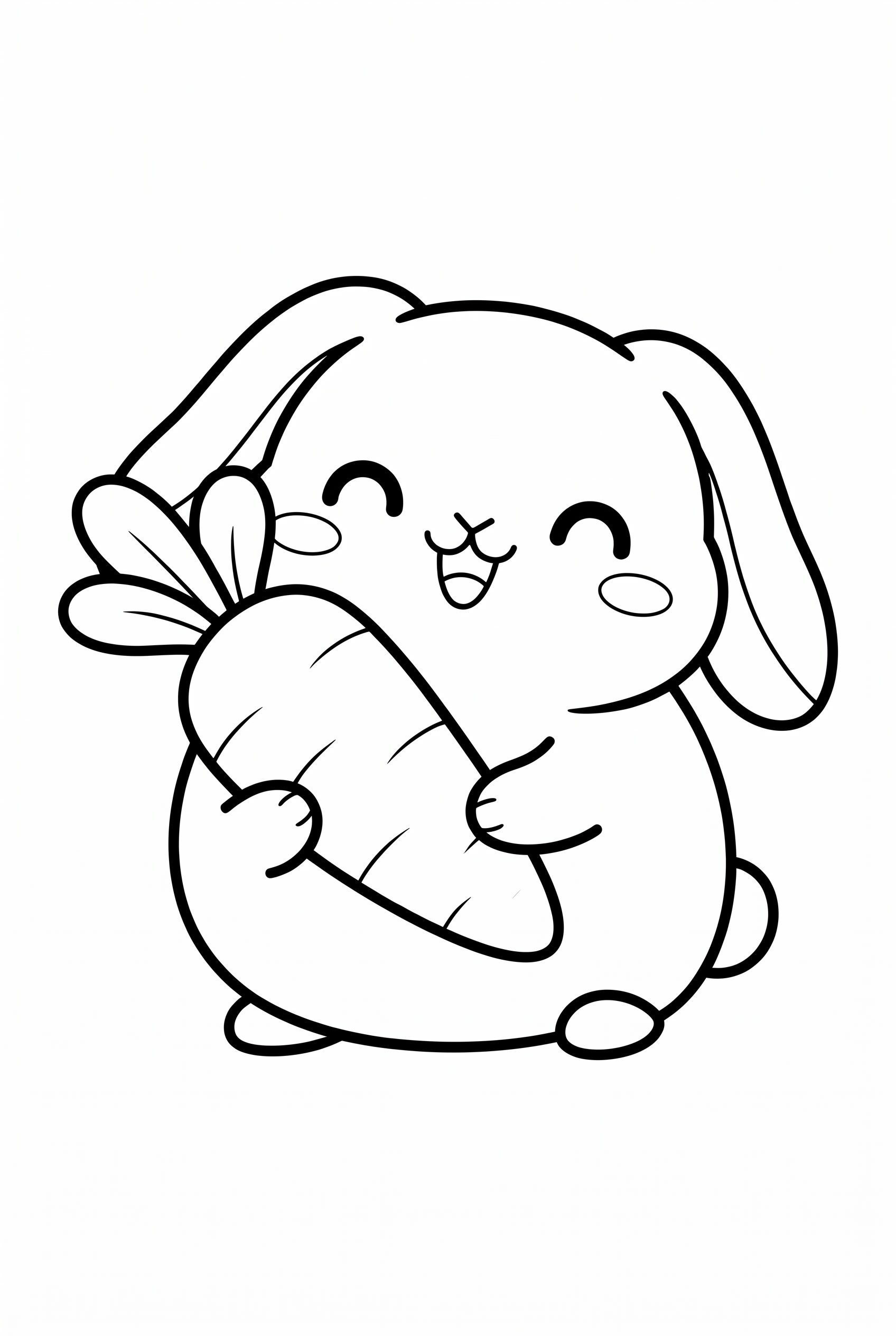 Bunny Carrot Kawaii
