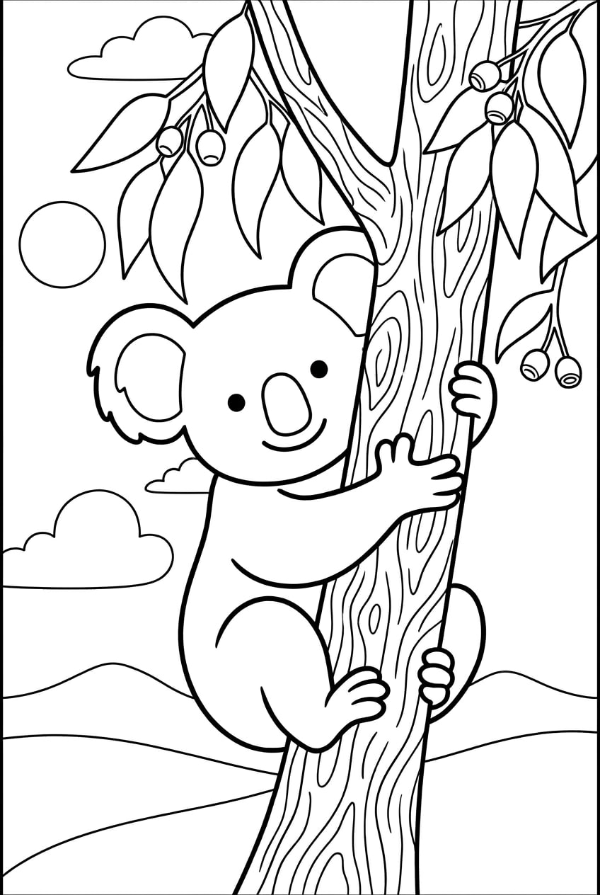 Koala En Arbol