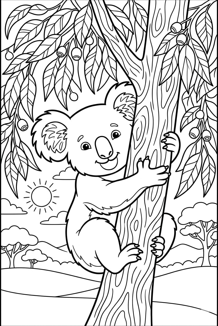 Koala En Arbol