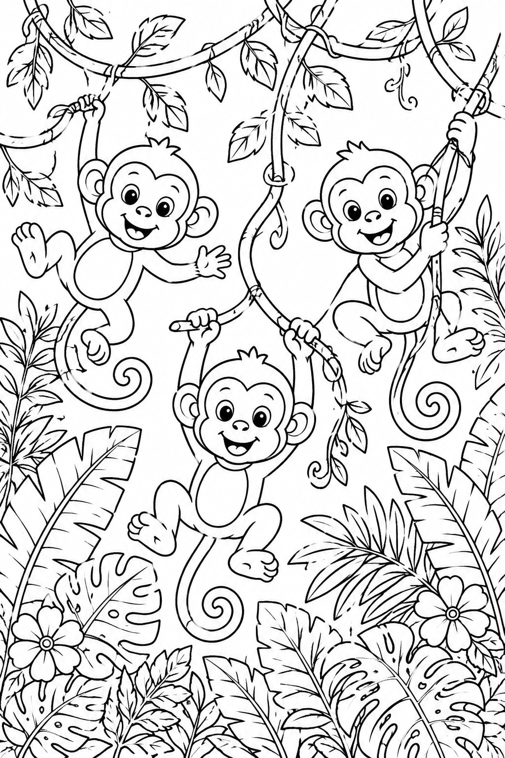Monos Jugando