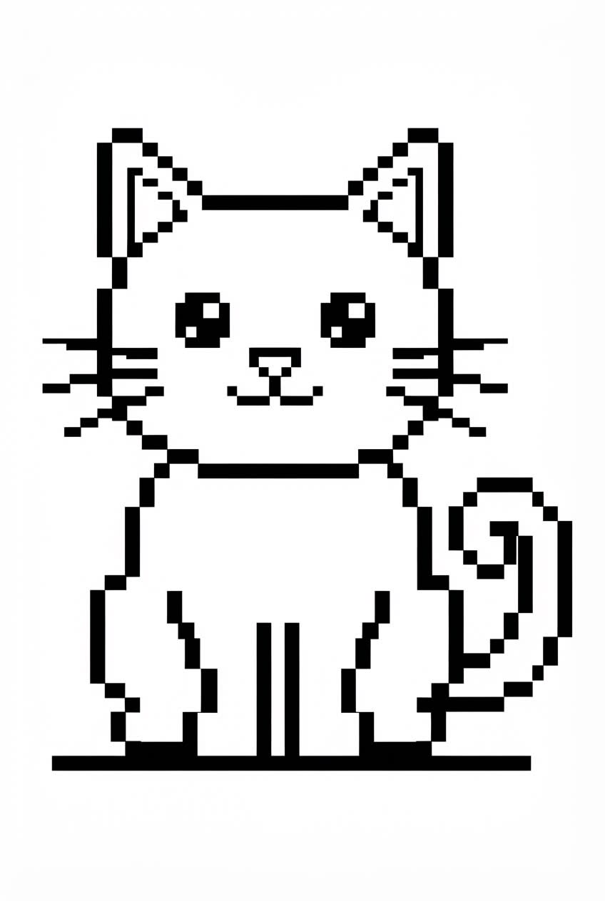 Cat Pixel Art