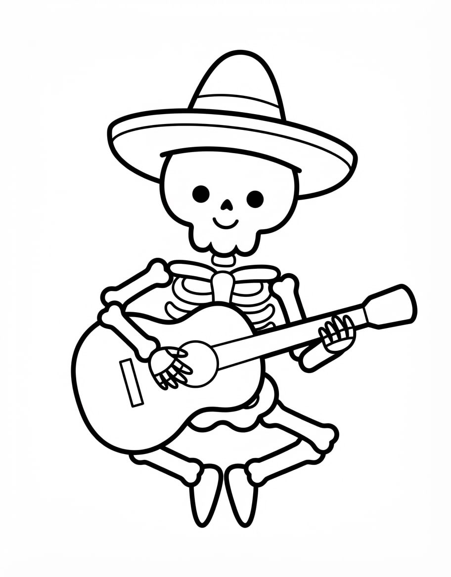 Skeleton Guitar