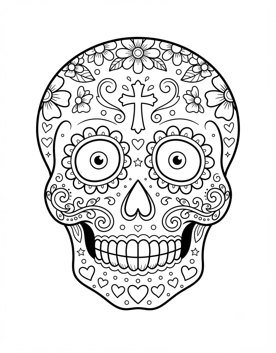 Sugar Skull Decorated
