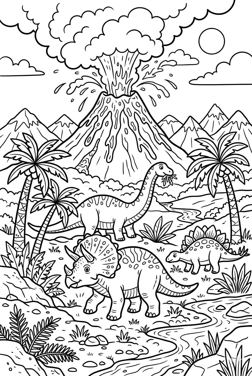 Escena De Volcan