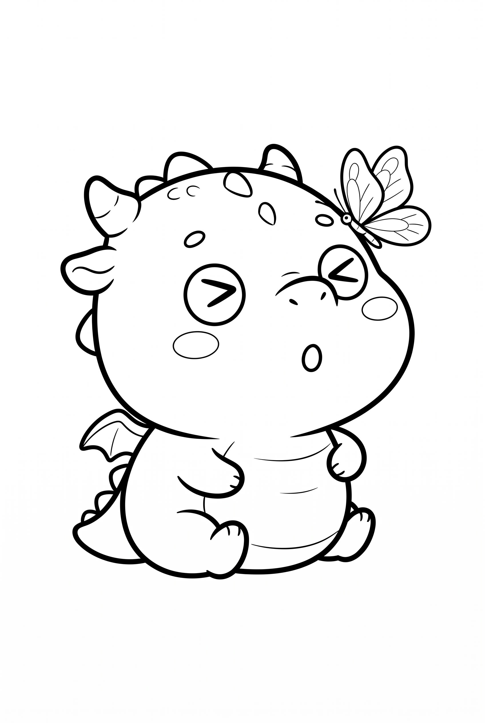 Dragon Butterfly Kawaii