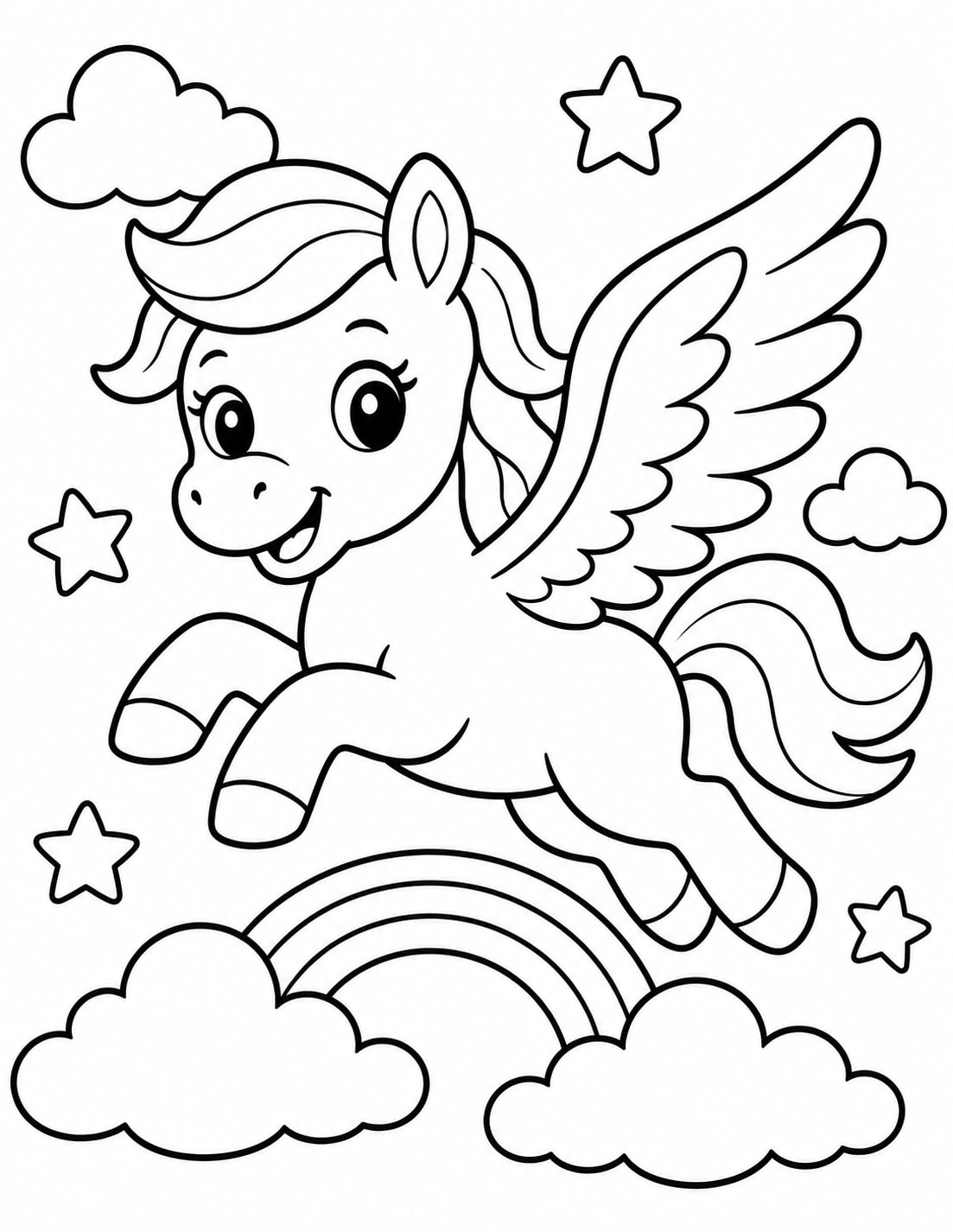 Pegasus Flying