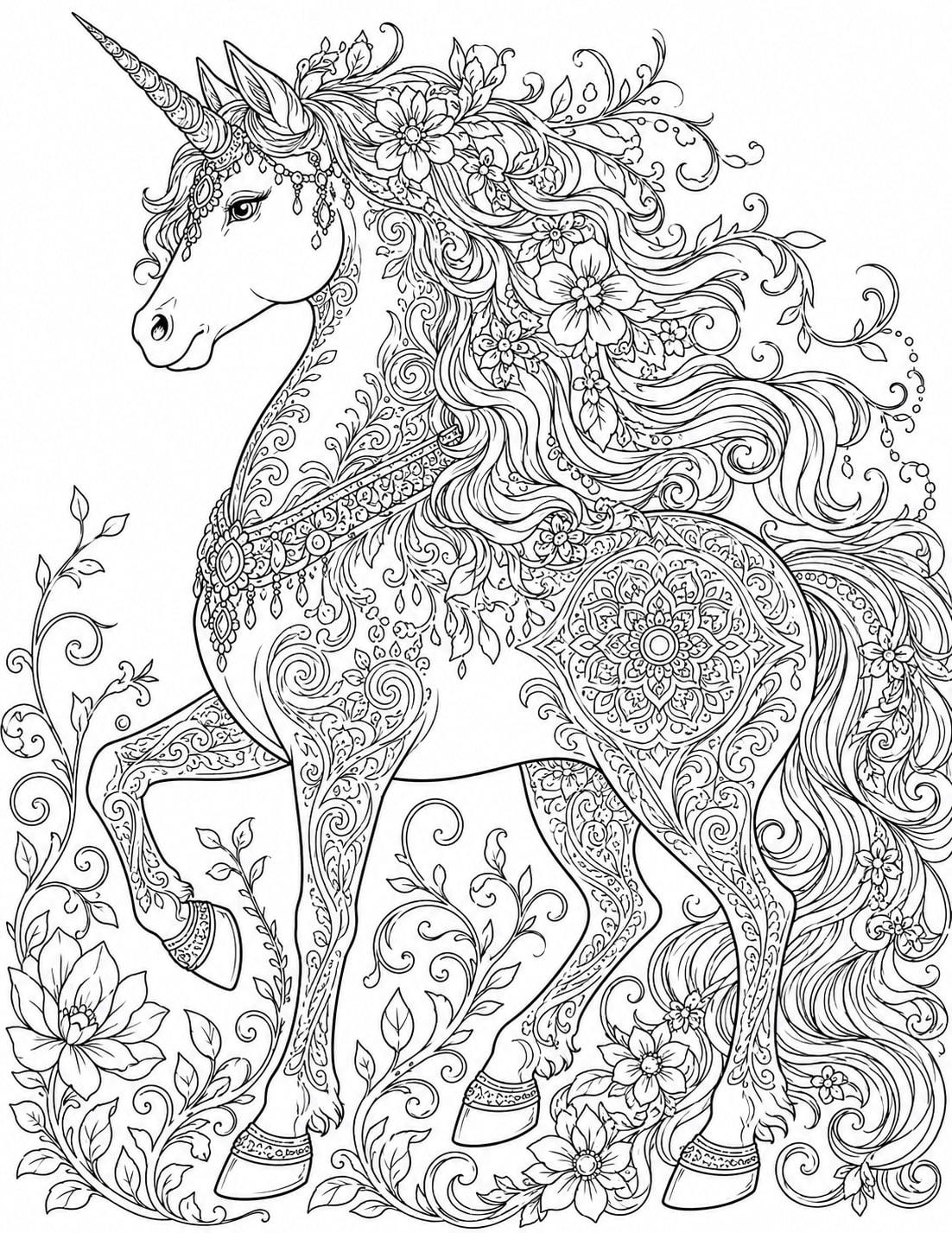 Unicorn Ornate