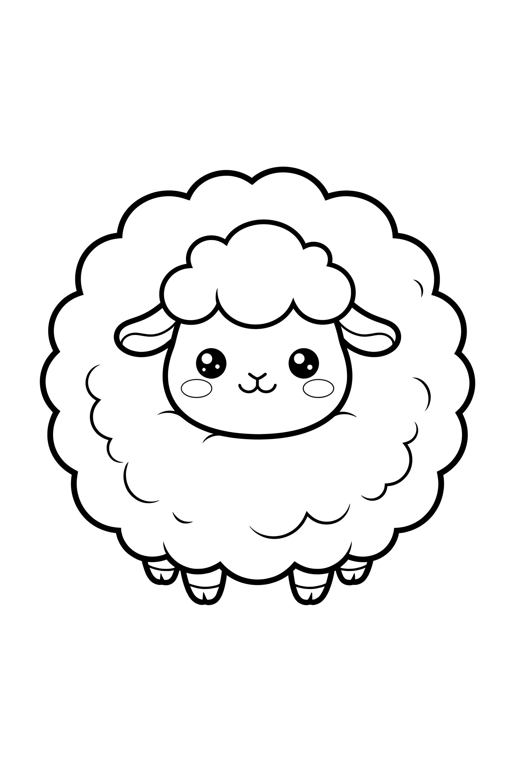 Sheep Fluffy Kawaii