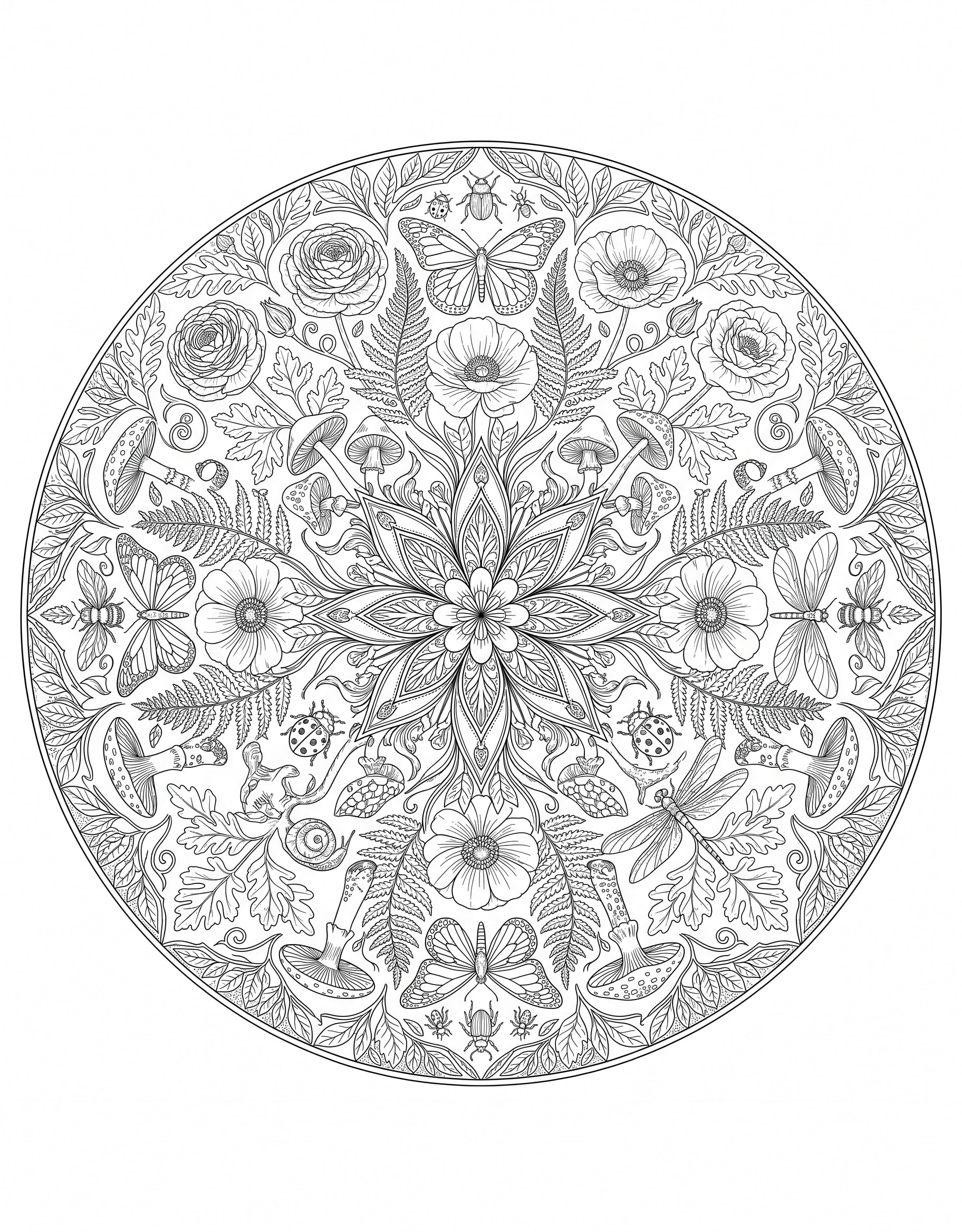Botanical Mandala