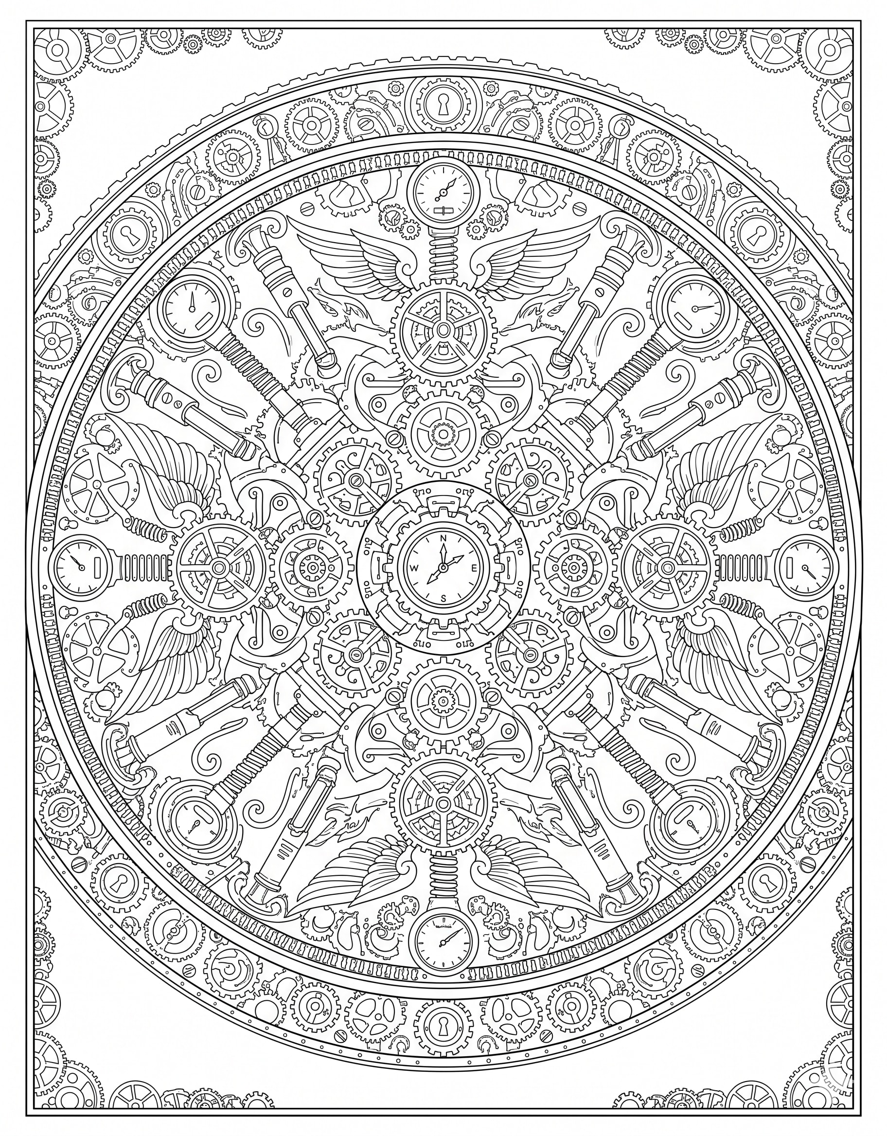 Steampunk Mandala