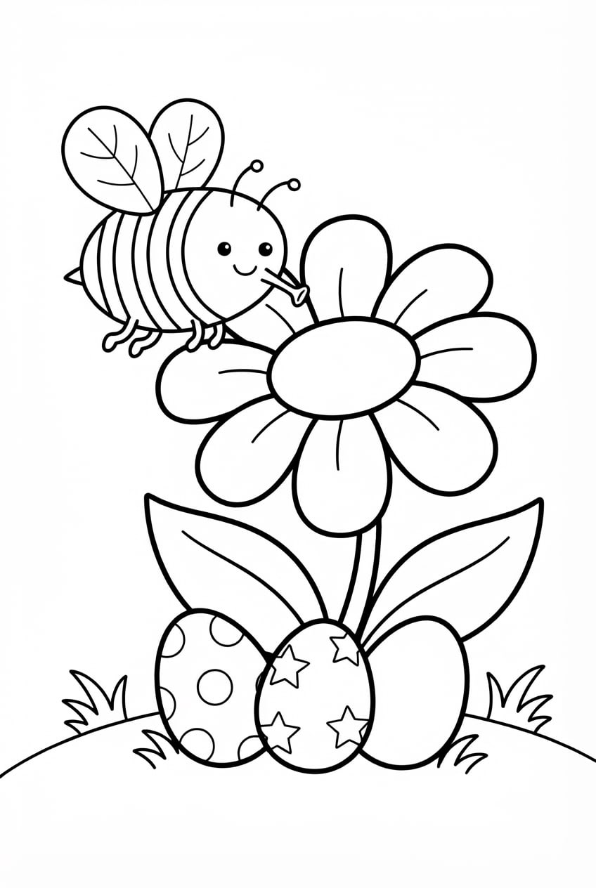 Spring Bee Flower