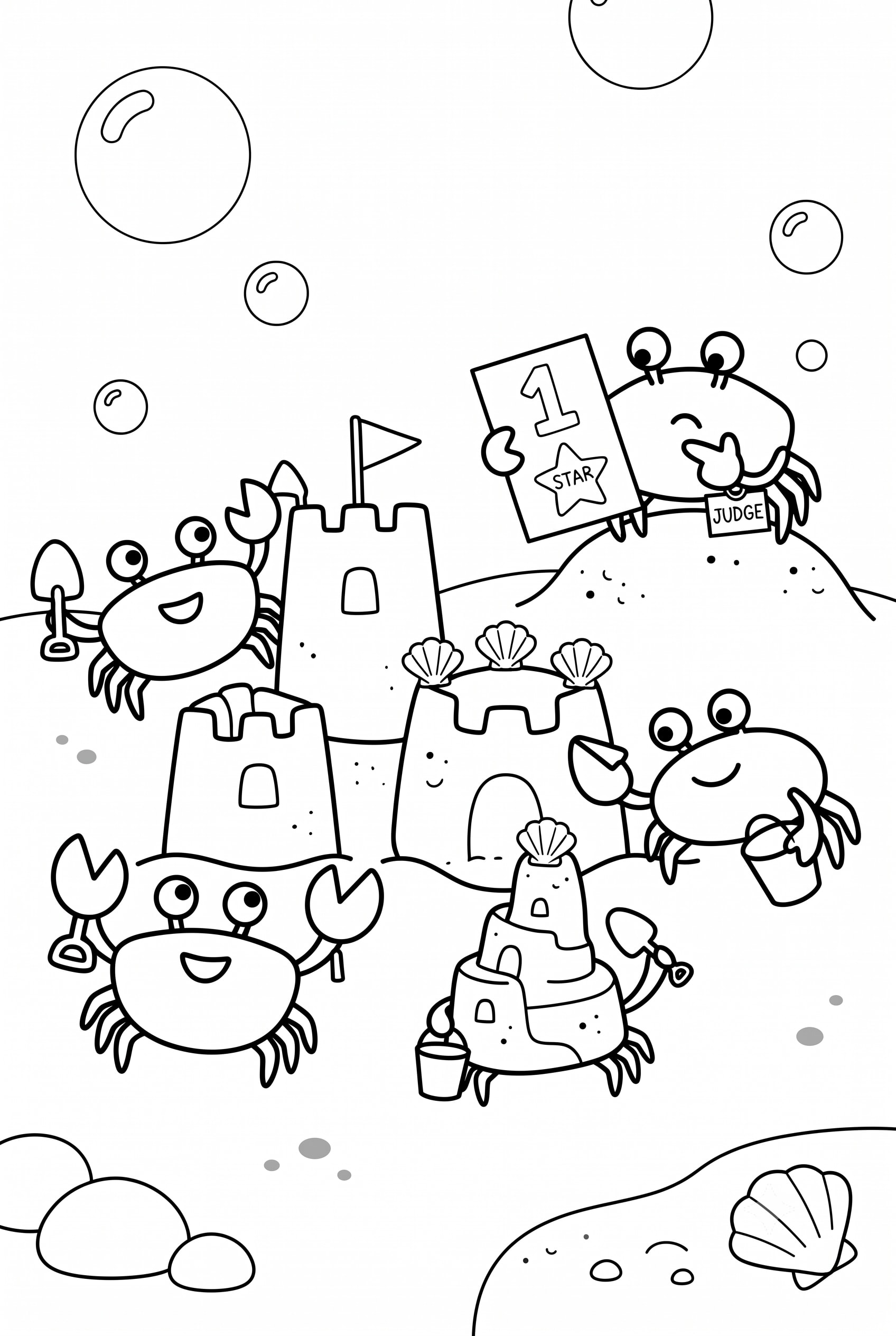 Crab Sandcastle Contest