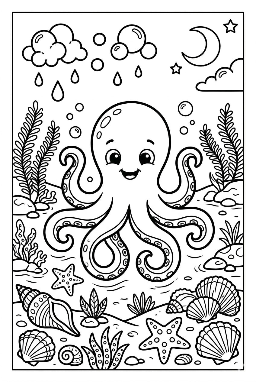 Pulpo En Oceano