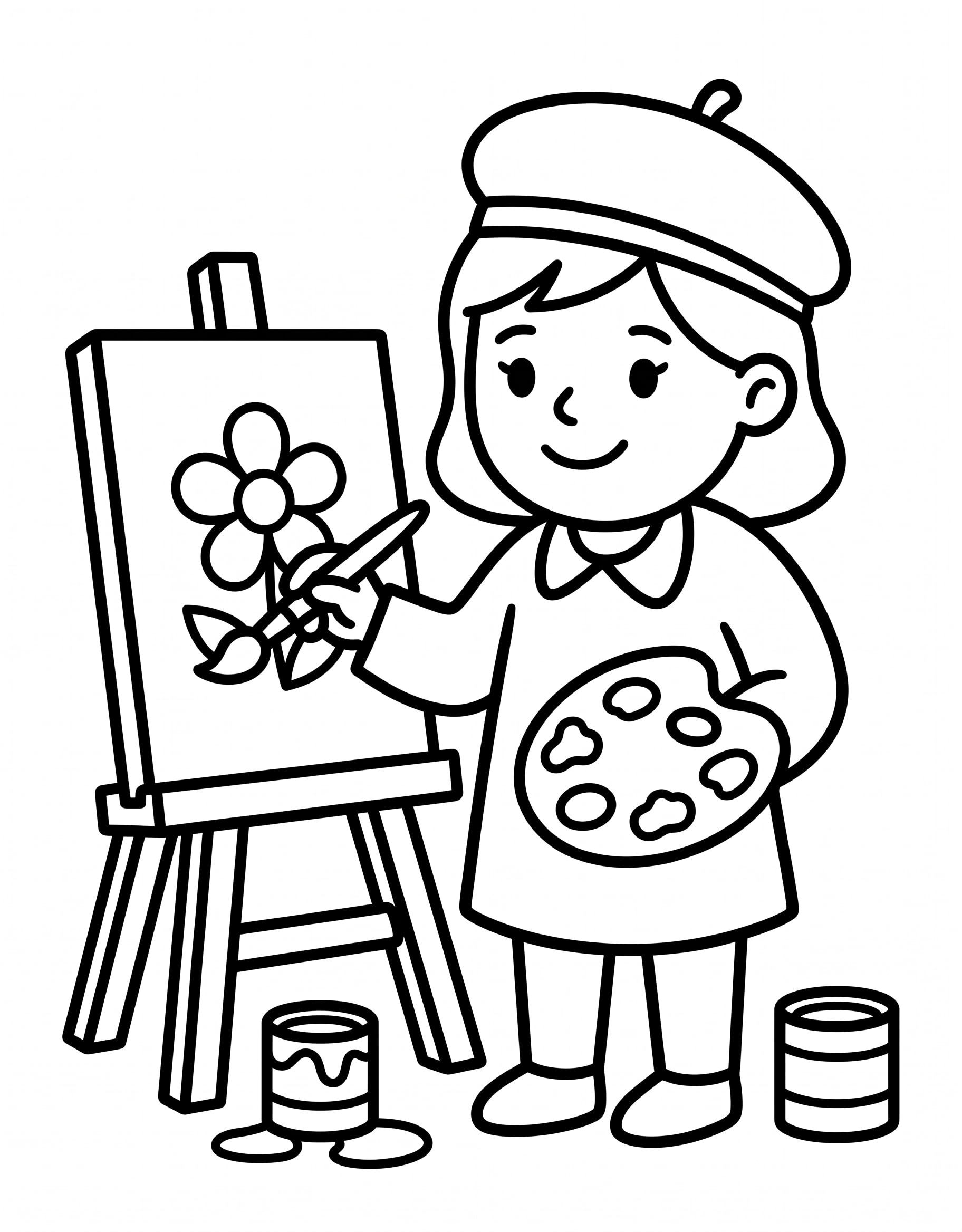 Artist Painting