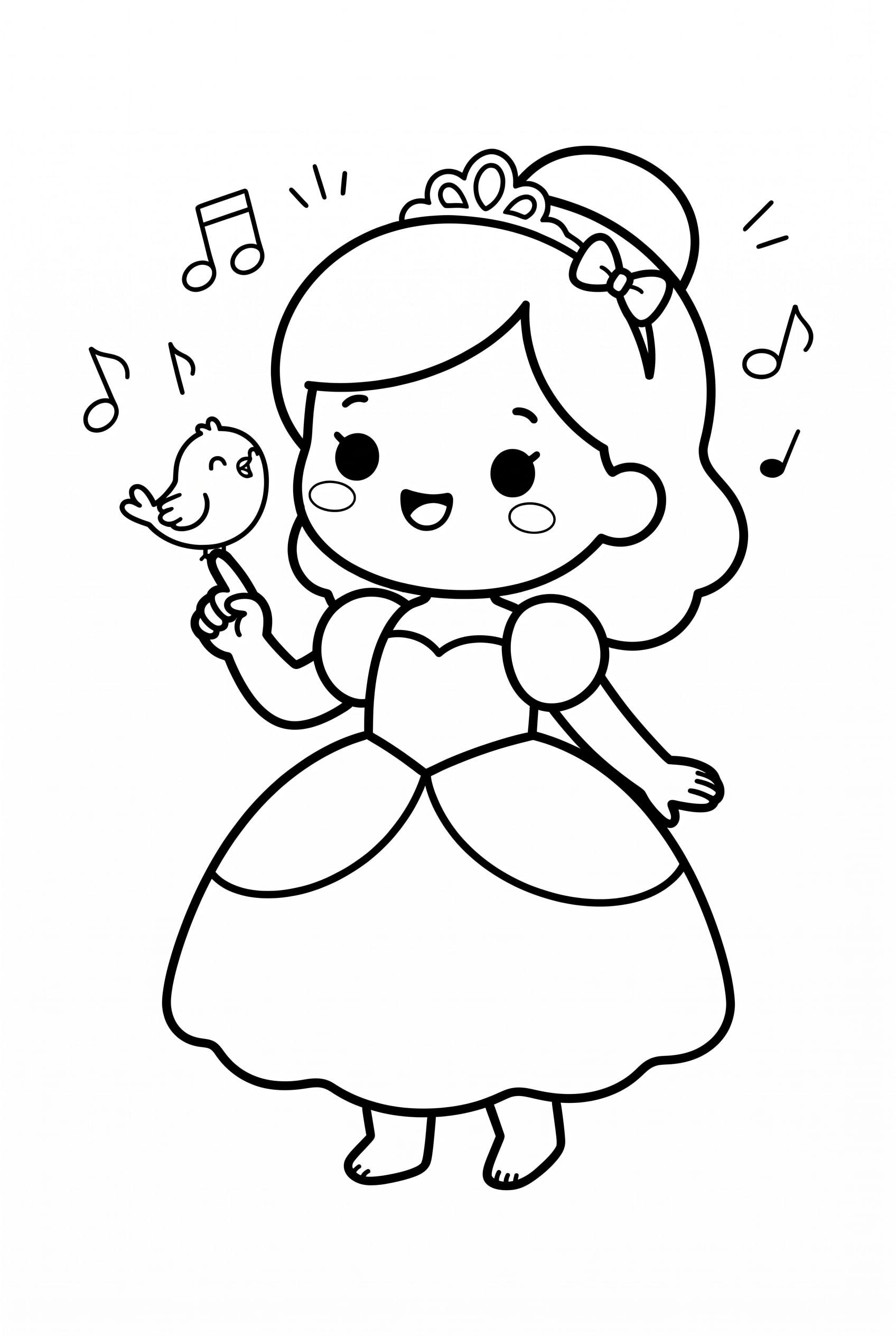 Princess Bird Kawaii