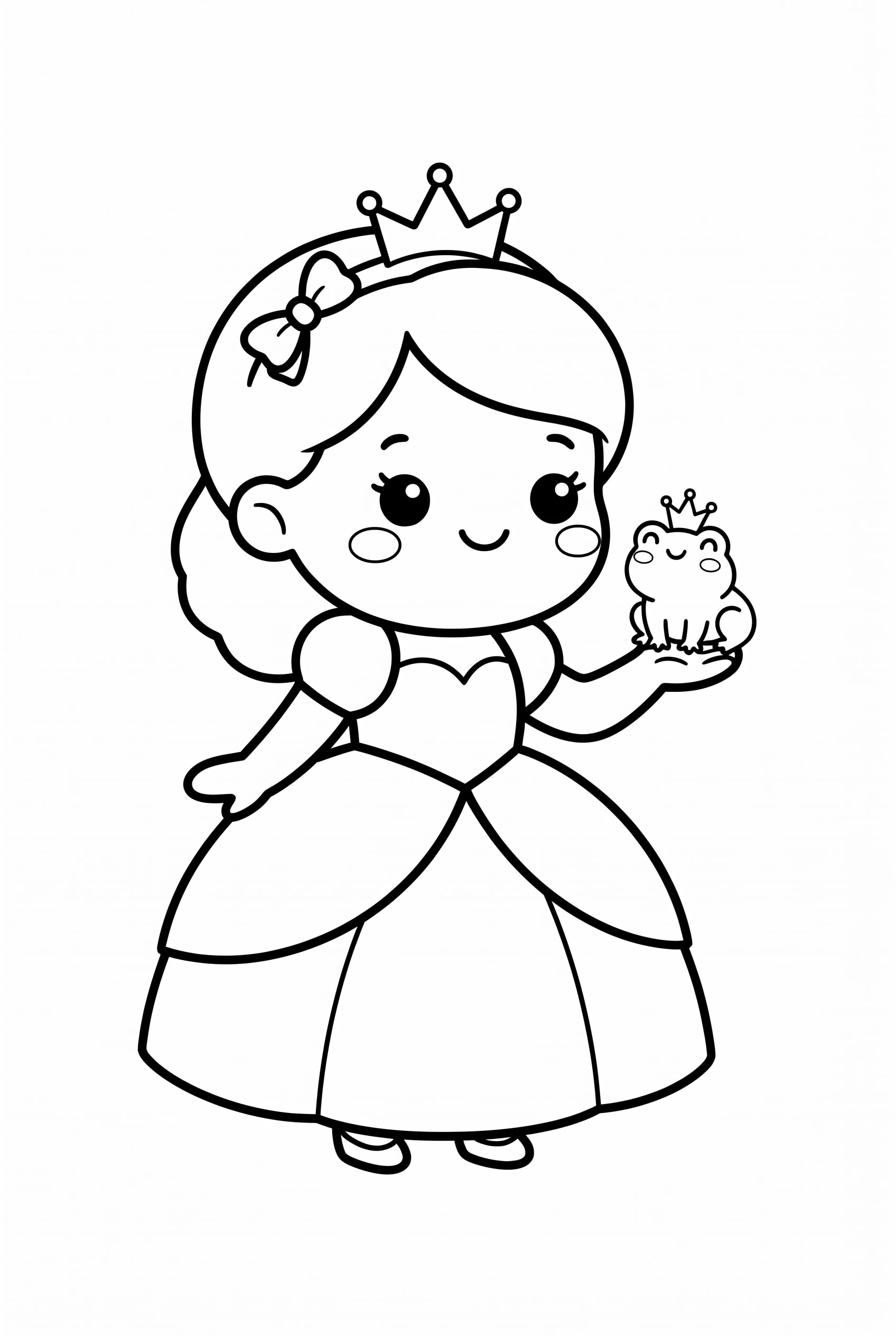 Princess Frog Kawaii