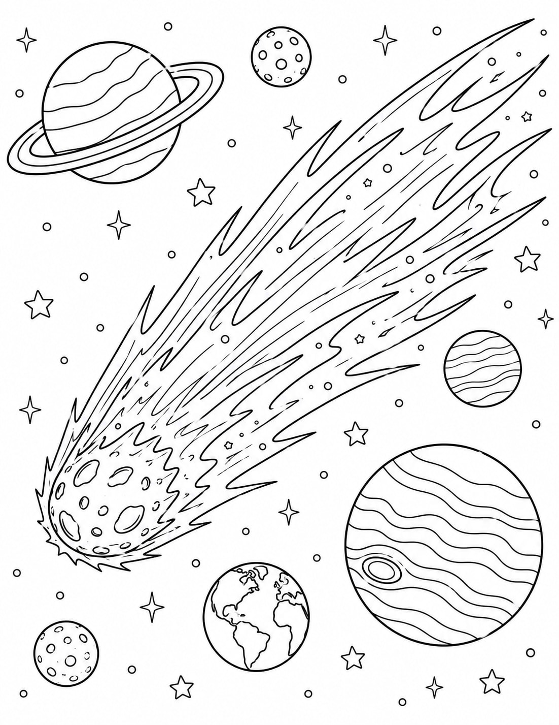 Cometa Con Cola