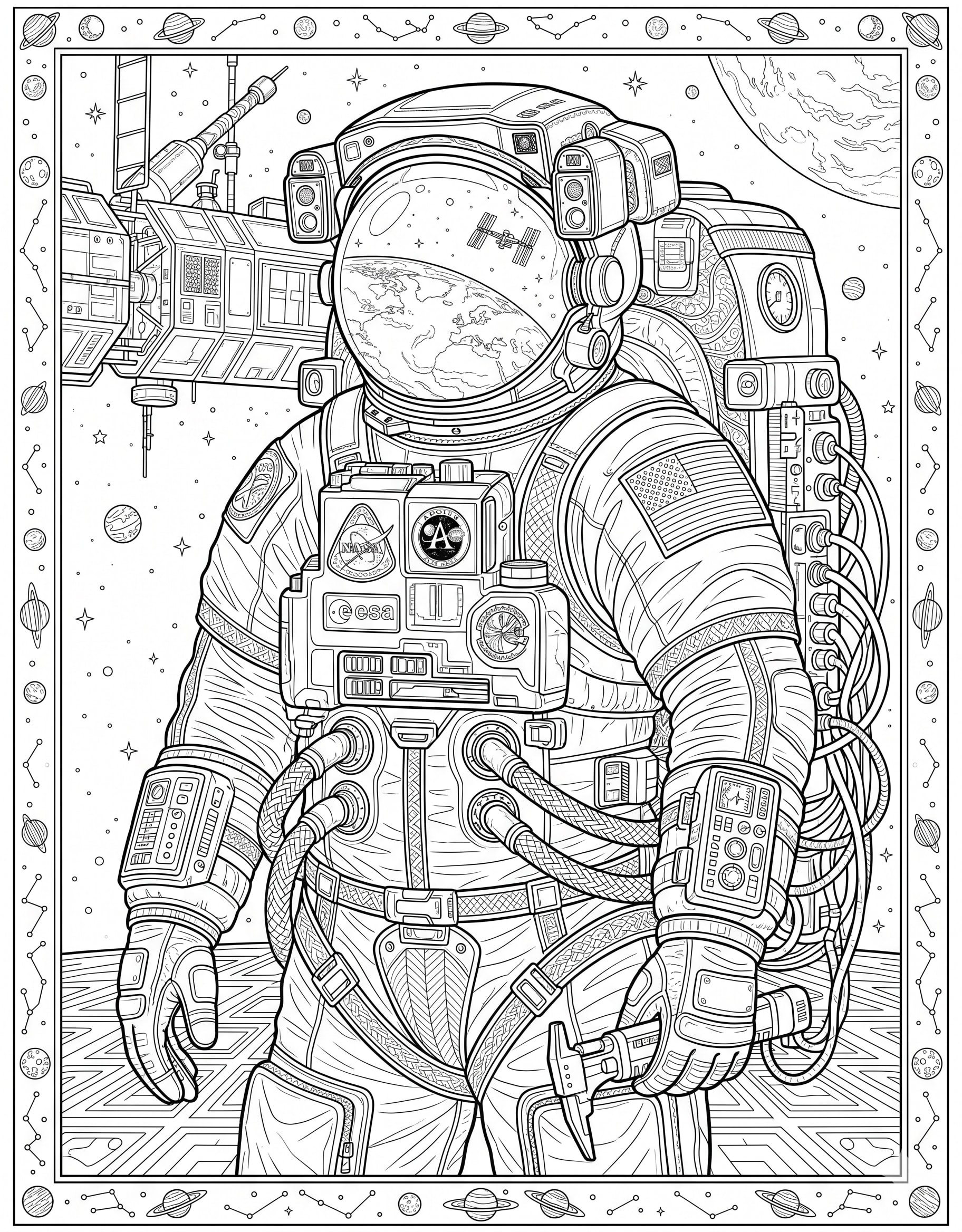 Traje Astronauta Detallado