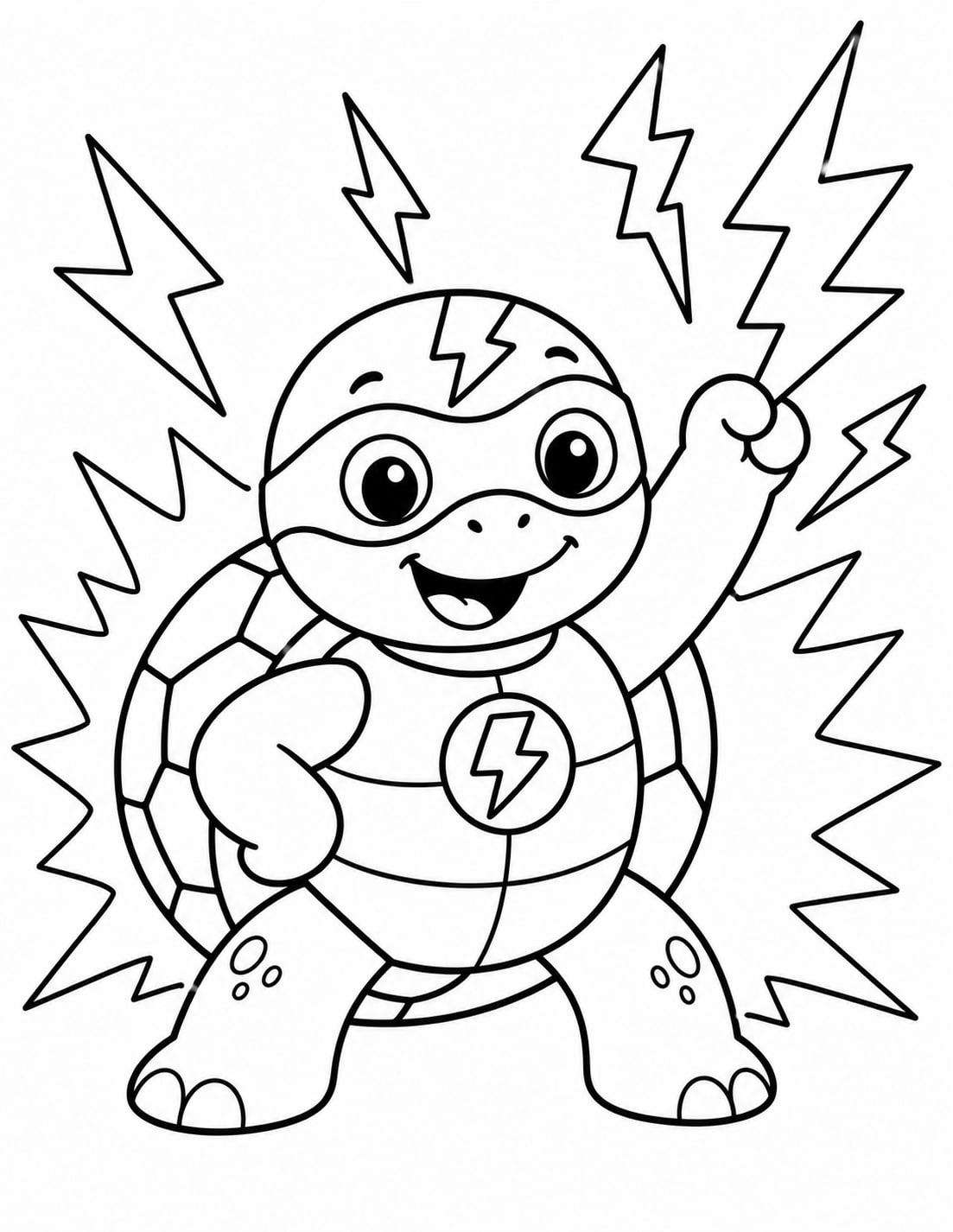 Superheroe Tortuga Trueno Caparazon Rayo