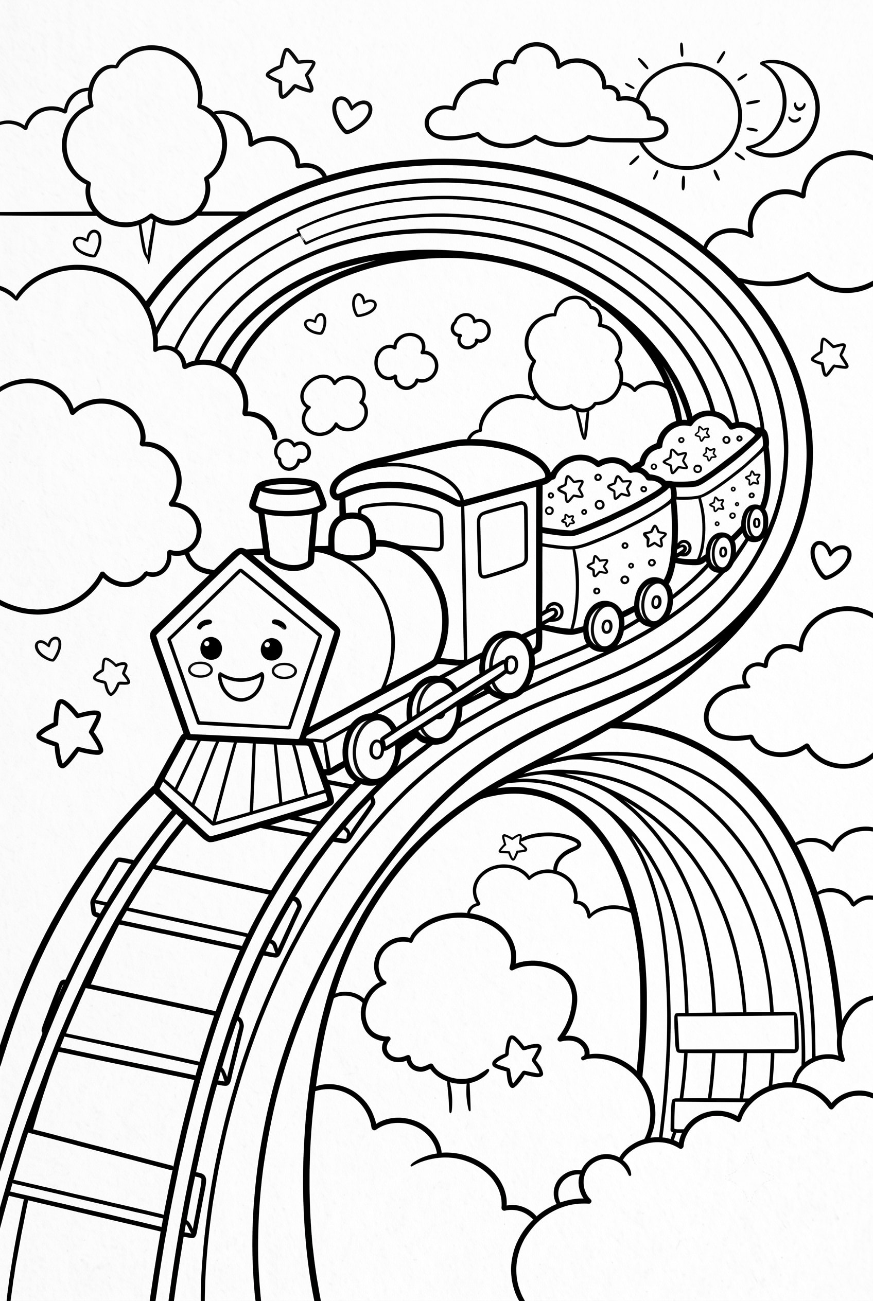 Train Rainbow Tracks