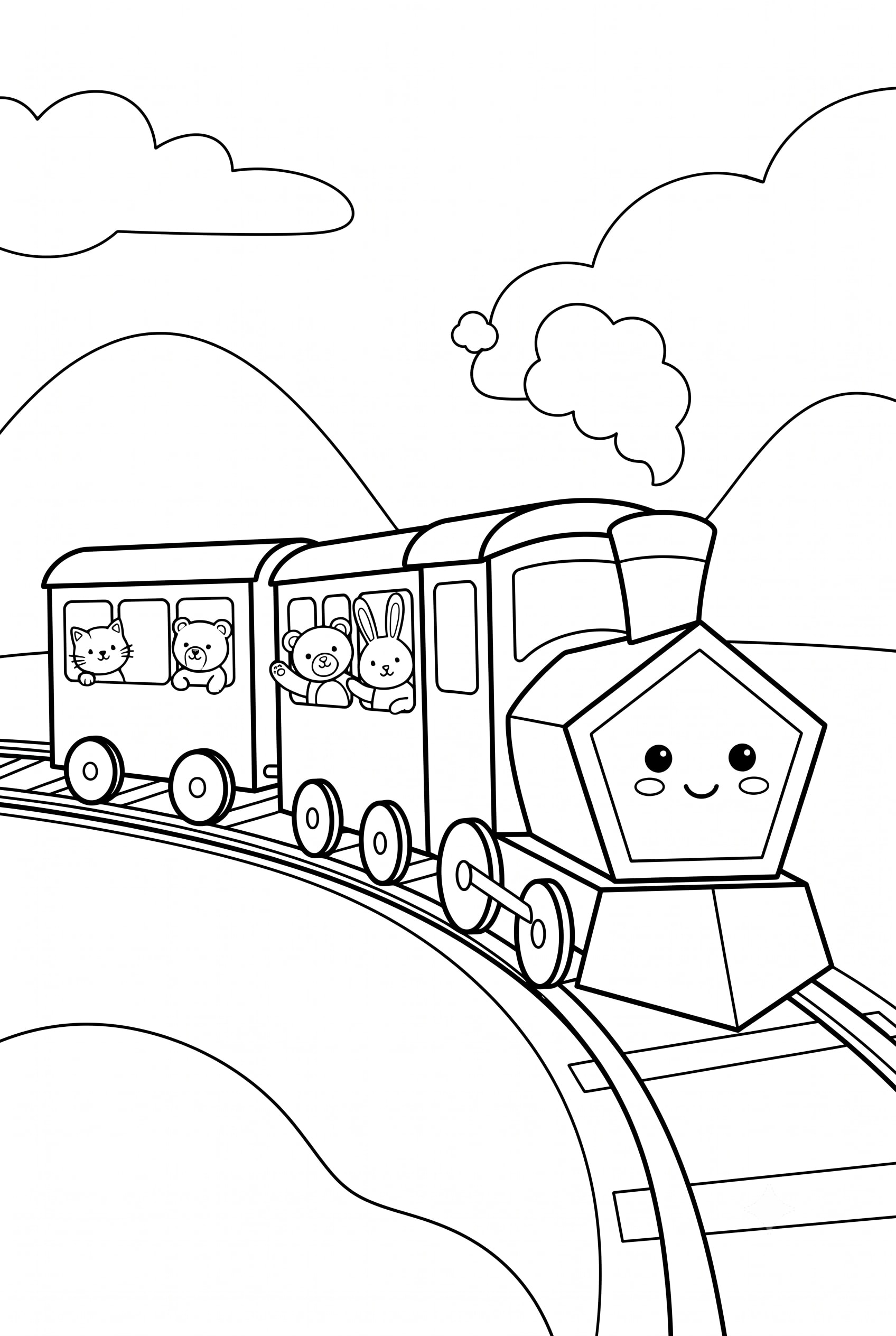 Train Teddy Passengers