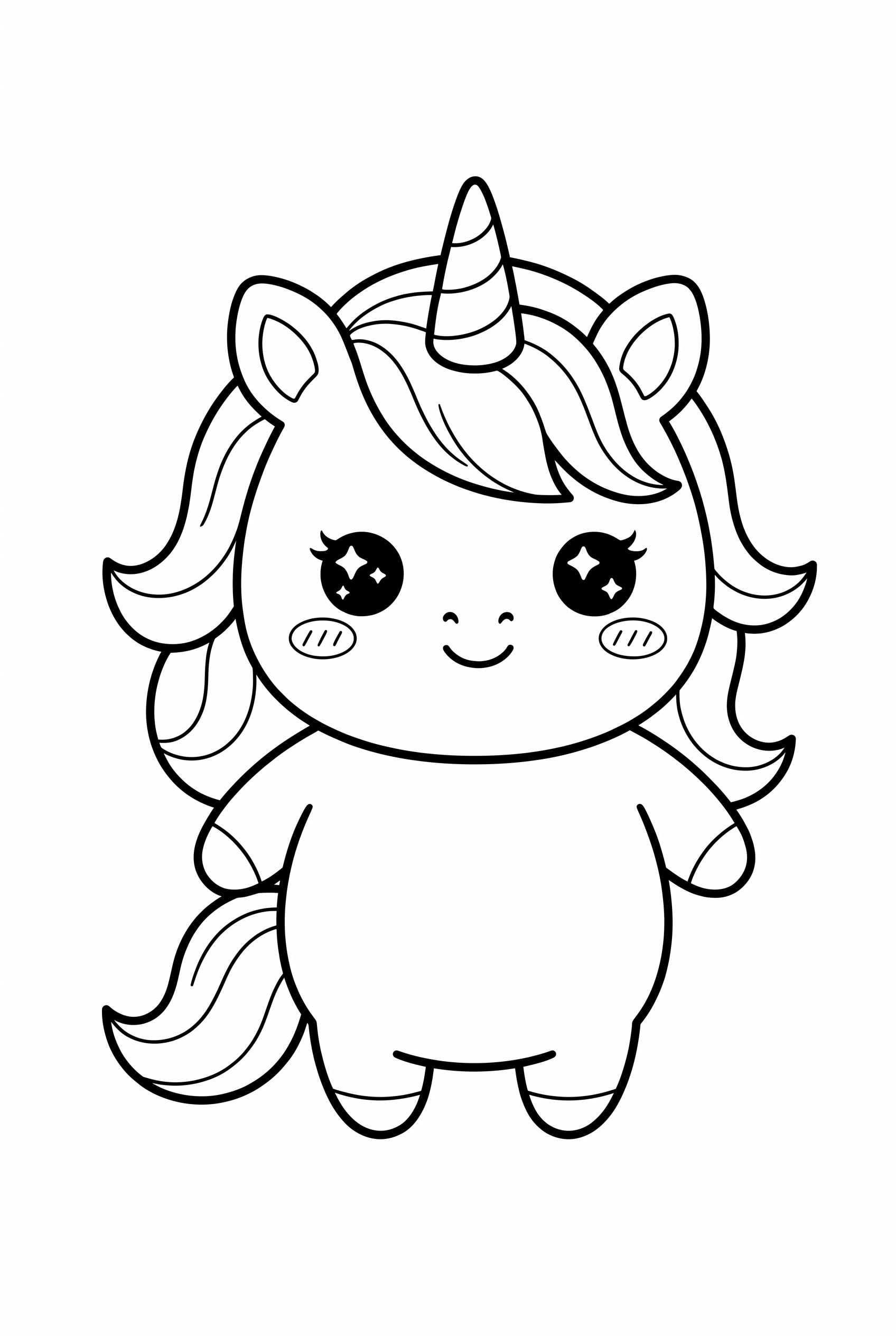 Unicorn Standing Kawaii