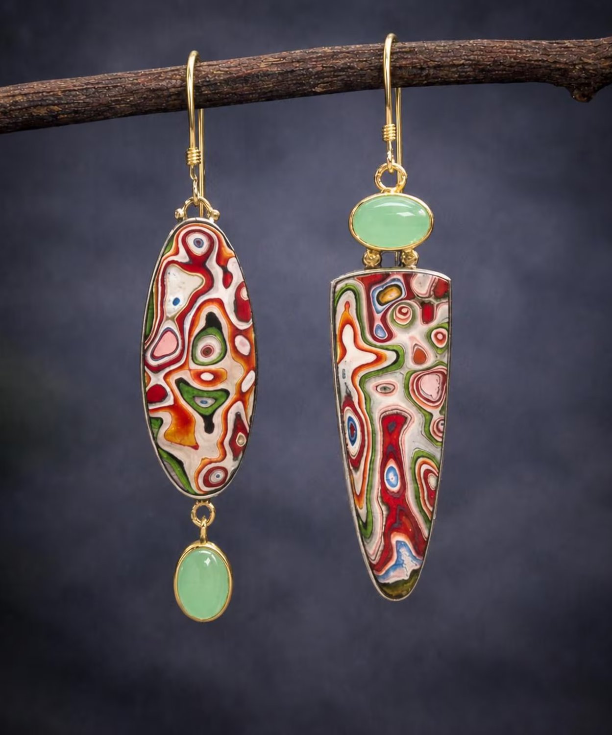 Sample Golden Serene Earrings image 2