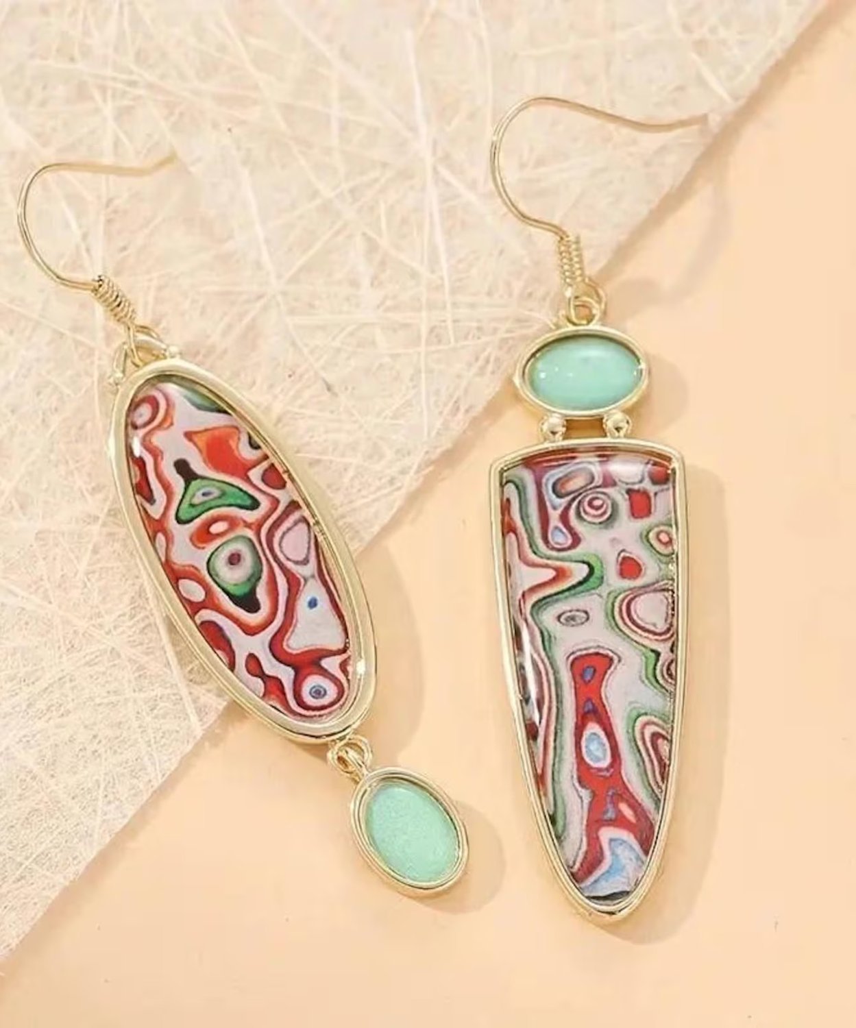 Sample Golden Serene Earrings image 4