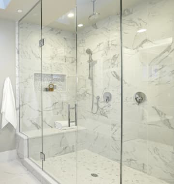 shower glass door