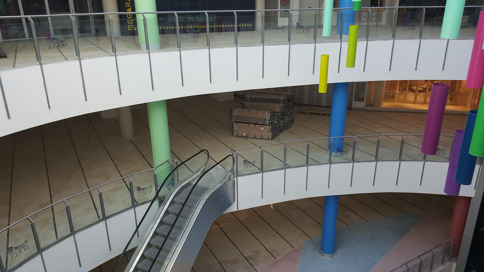 Escalier Métallique – Tanger City Mall