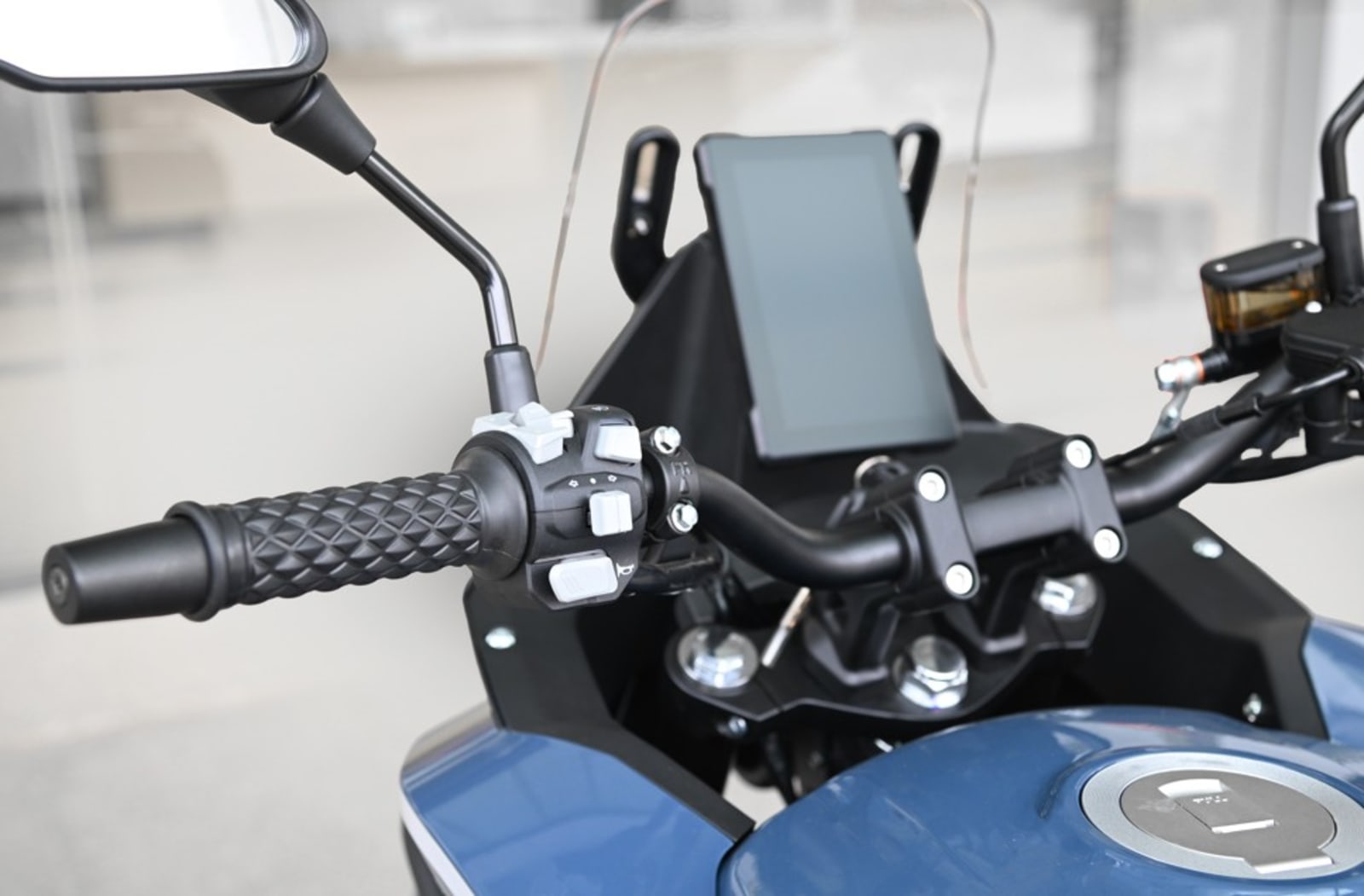 Ural Neo Blue Rider View