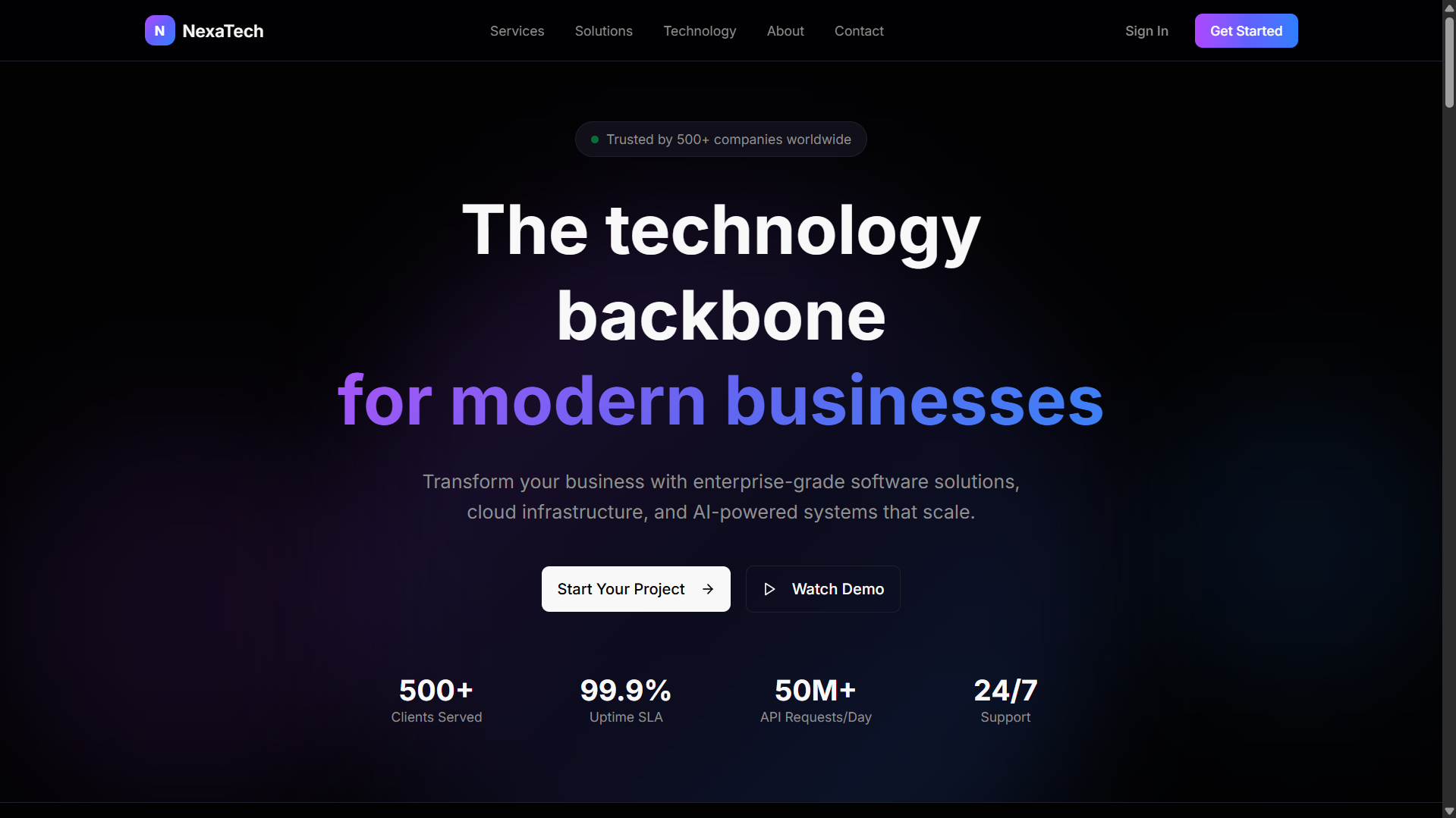 NexaTech (Infrastructure) preview