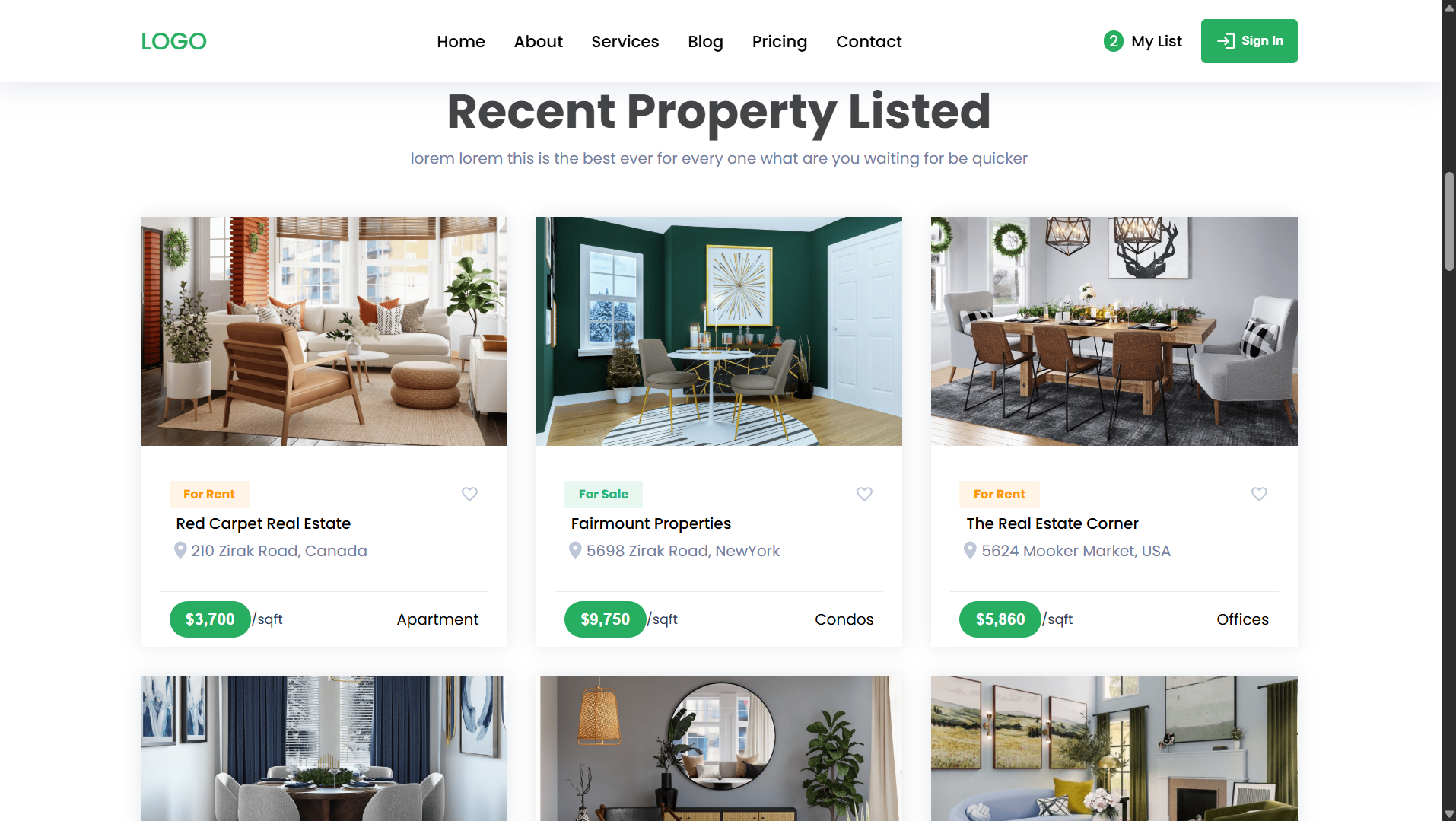 RentUP Portal preview