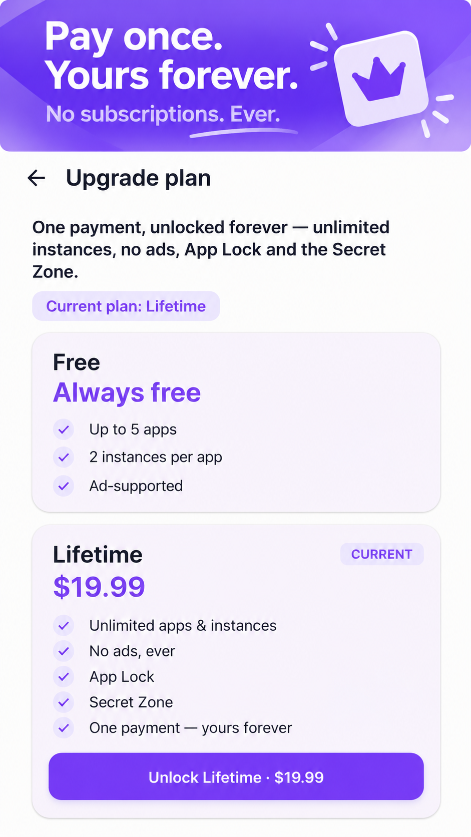 Doppel : Multiple Accounts — screenshot 8