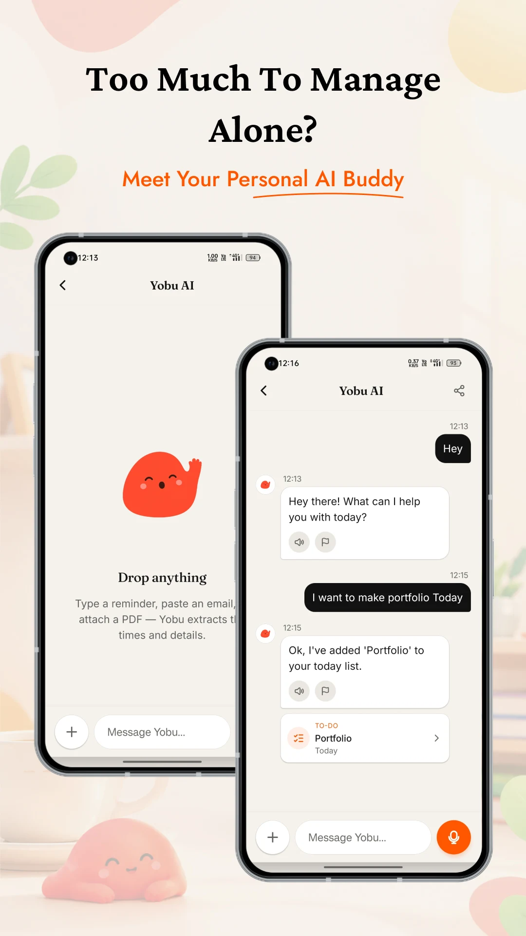 Yobu: AI Reminders & Notes — screenshot 3