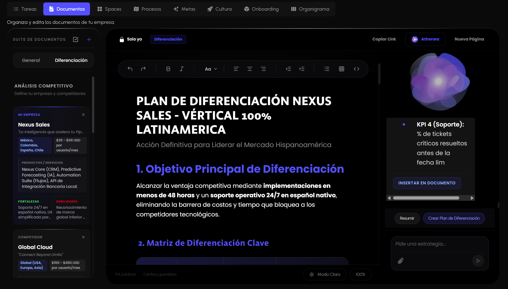 Plan de Diferenciación