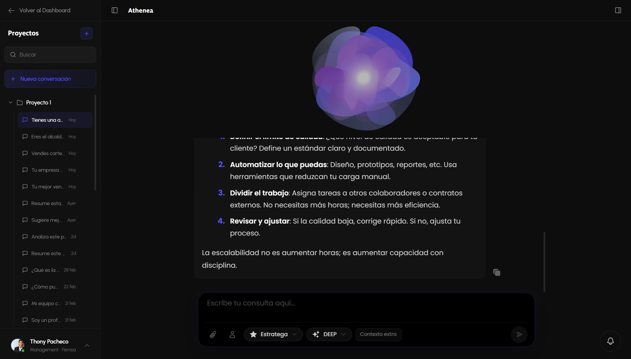 Athenea Estratega Dashboard