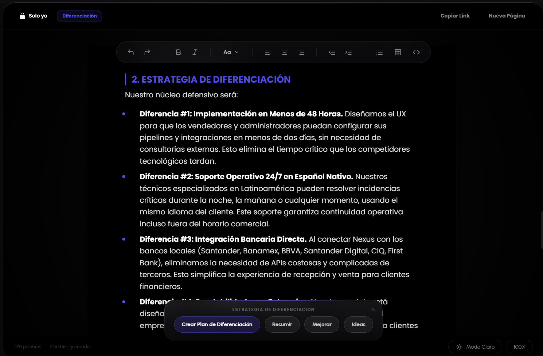 Arquitectura Estratégica Completa