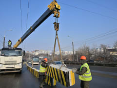 Мэр Хабаровска проверил работы на развязке Ленинградская — Восточное шоссе