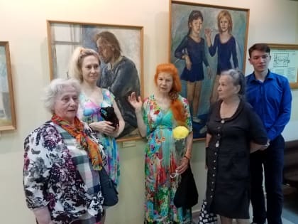 открытие художественной выставки Татьяны Александровны Лысановой