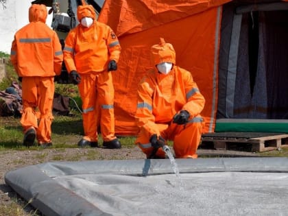 Учения по ликвидации биологической угрозы в Хабаровском крае