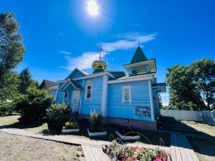 АРХИЕРЕЙСКОЕ БОГОСЛУЖЕНИЕ В ПРЕСТОЛЬНЫЙ ПРАЗДНИК ХРАМА РОЖДЕСТВА ИОАННА ПРЕДТЕЧИ В П. МУХЕН