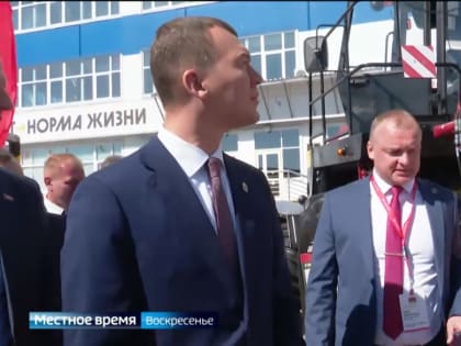 Михаил Дегтярев обсудил на ярмарке с делегацией республики Беларусь дальнейшее сотрудничество